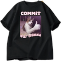Committing War Crimes Cat Tee