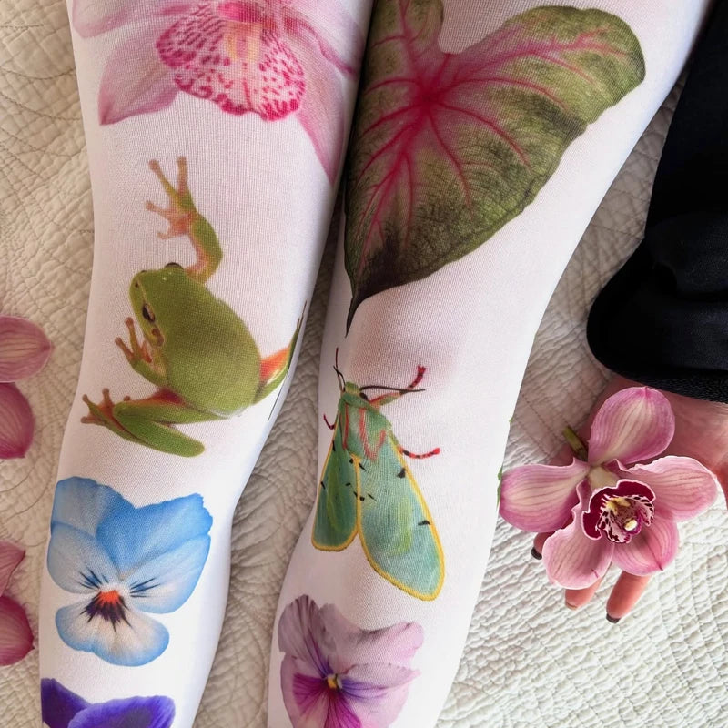Orchid Nature Stockings