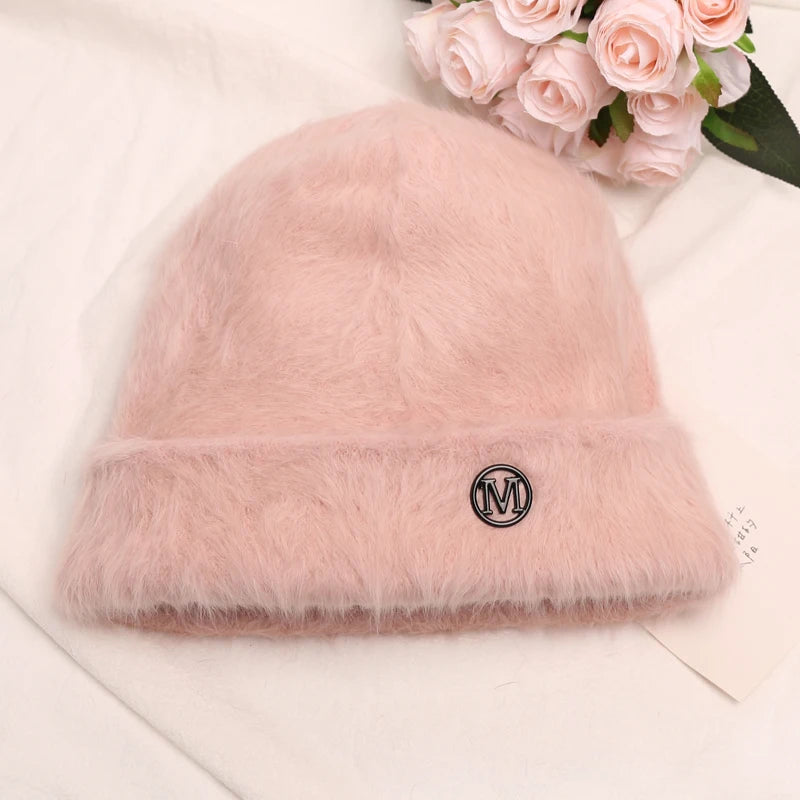 Rabbit Fur Beanies