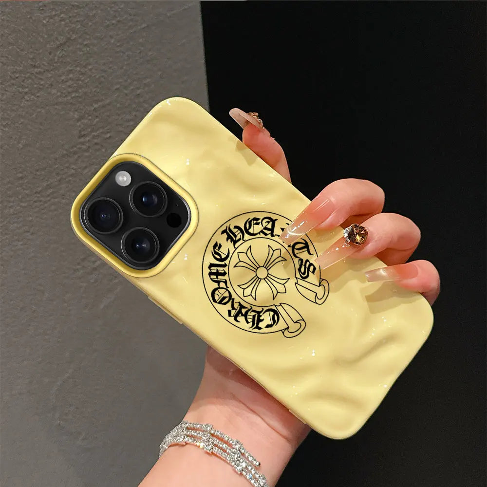 Chrome Cross Emblem iPhone Case