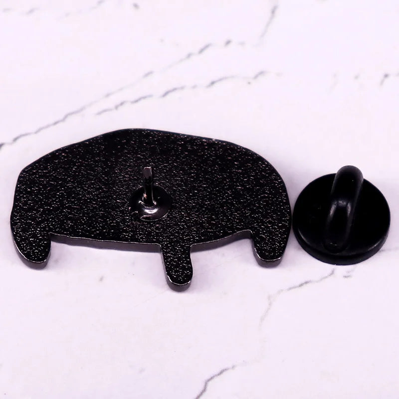 Sad Little Frog Enamel Pin