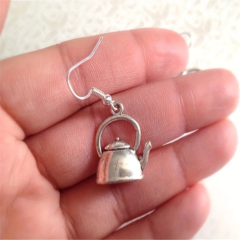 Tea Kettle Earring