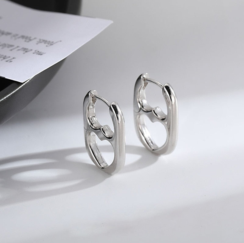 Double Heart Bottle Cap Earrings