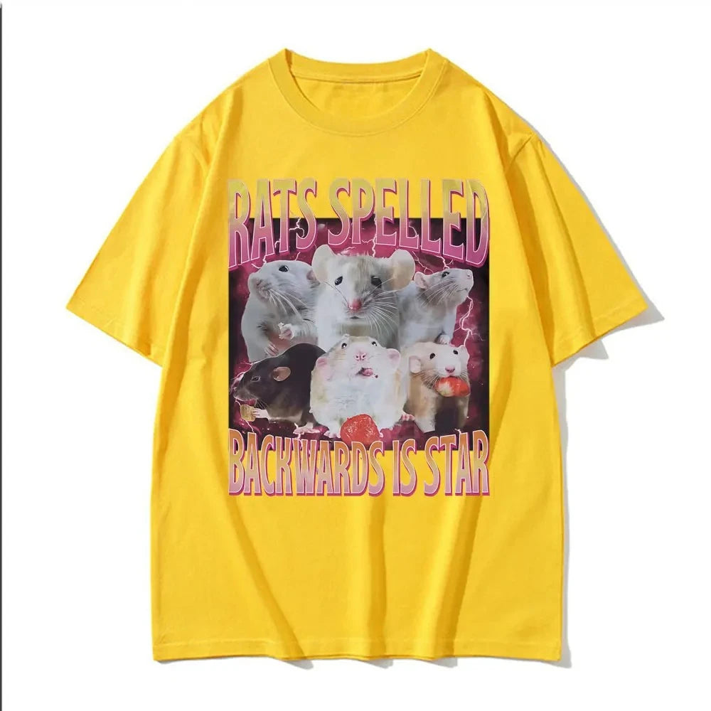 Rats Spelled Backwards Is Star Tee