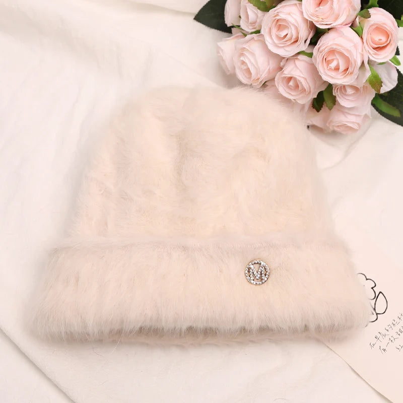 Rabbit Fur Beanies
