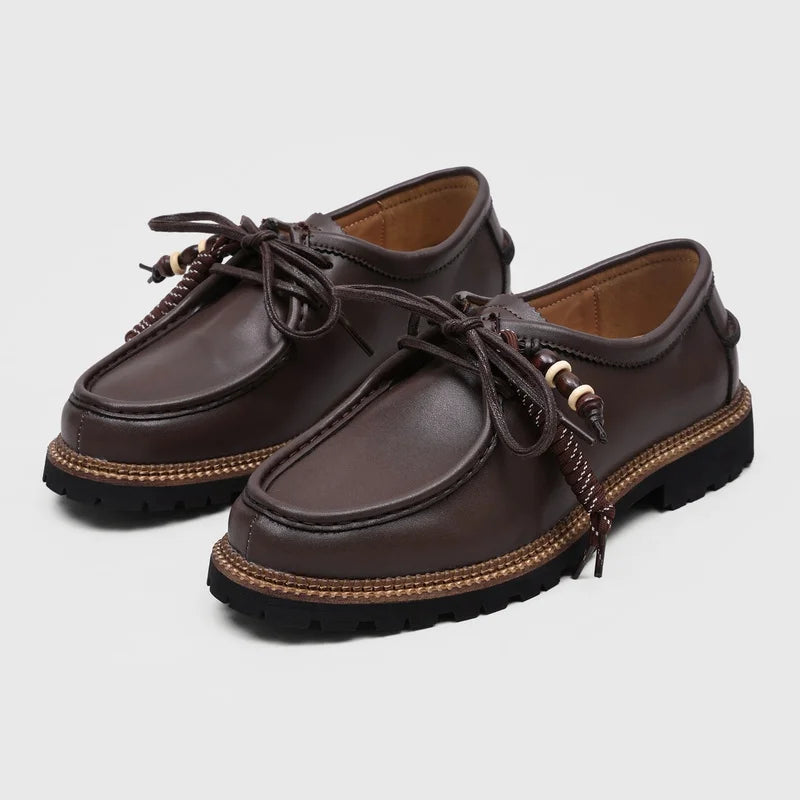 Leather Wallabee Loafers