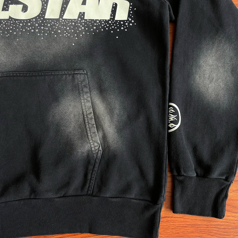 Hellstar Washed Crystal Heavy Hoodie