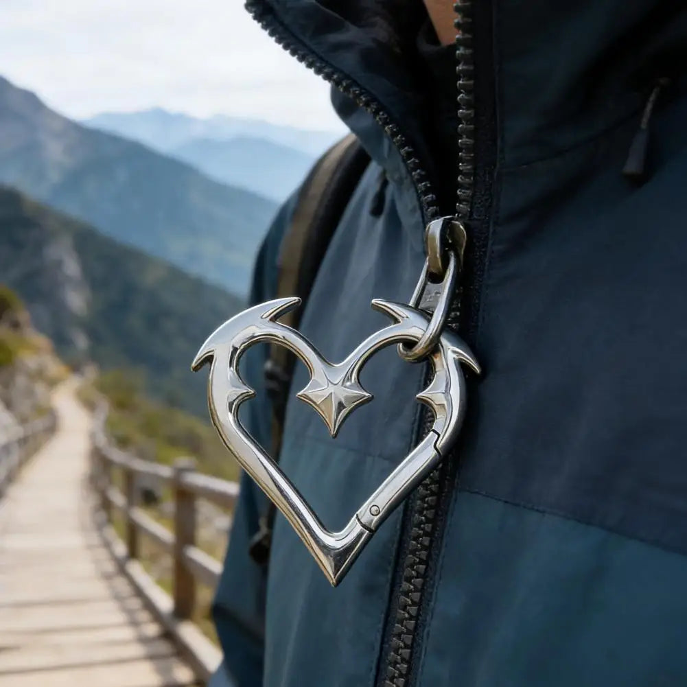 Heart-Shaped Keychain