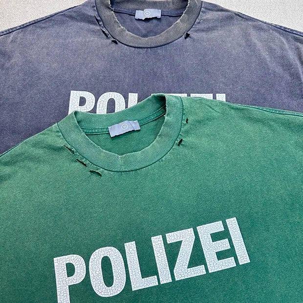Heavy Cotton Polizei Shirt