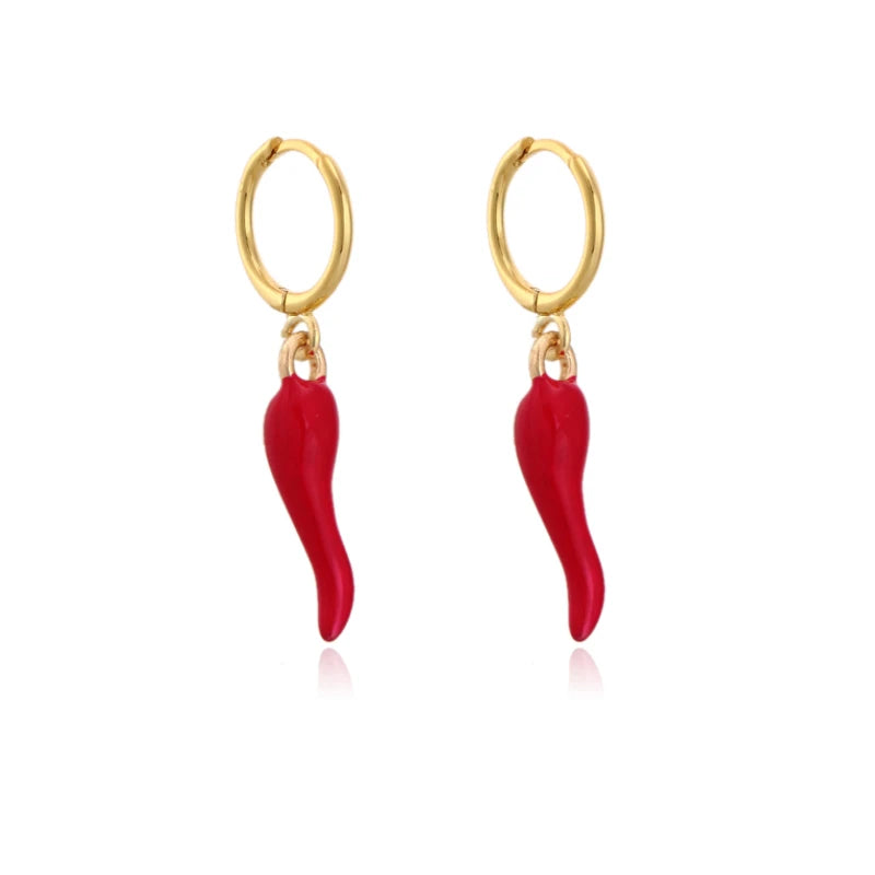Papaya Fruit Earrings