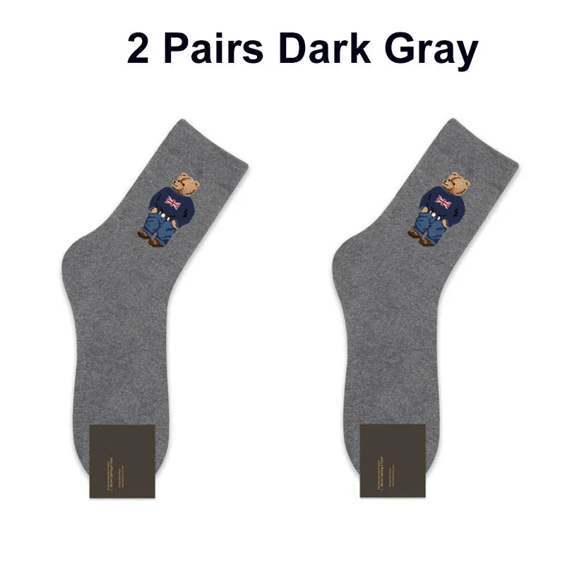 2 Pairs Polo Bear Socks