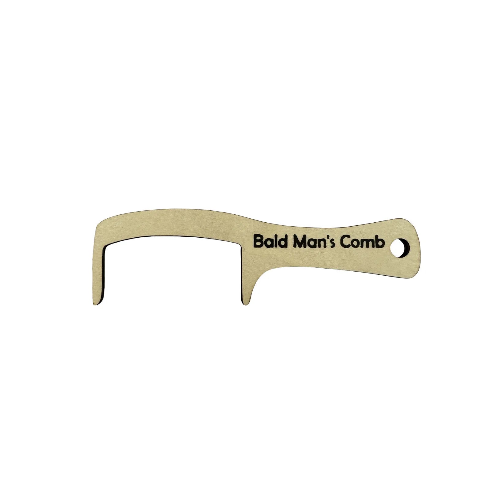1pc Prank Bald Wooden Hair Comb for Bald Men