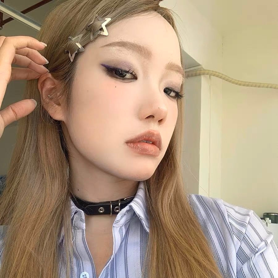 10Pcs Silver Star Hairclips