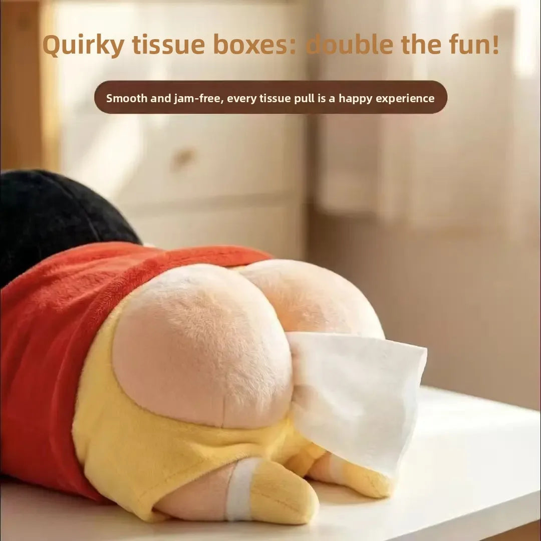 Shin Chan Butt Tissue Box