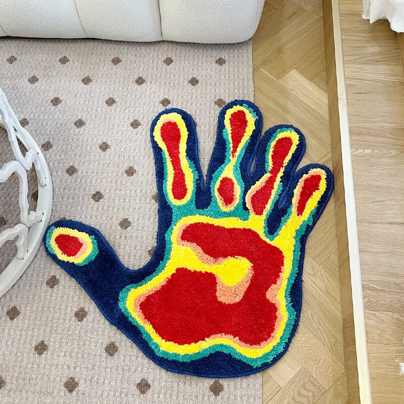Handmade Thermal Palm Rug