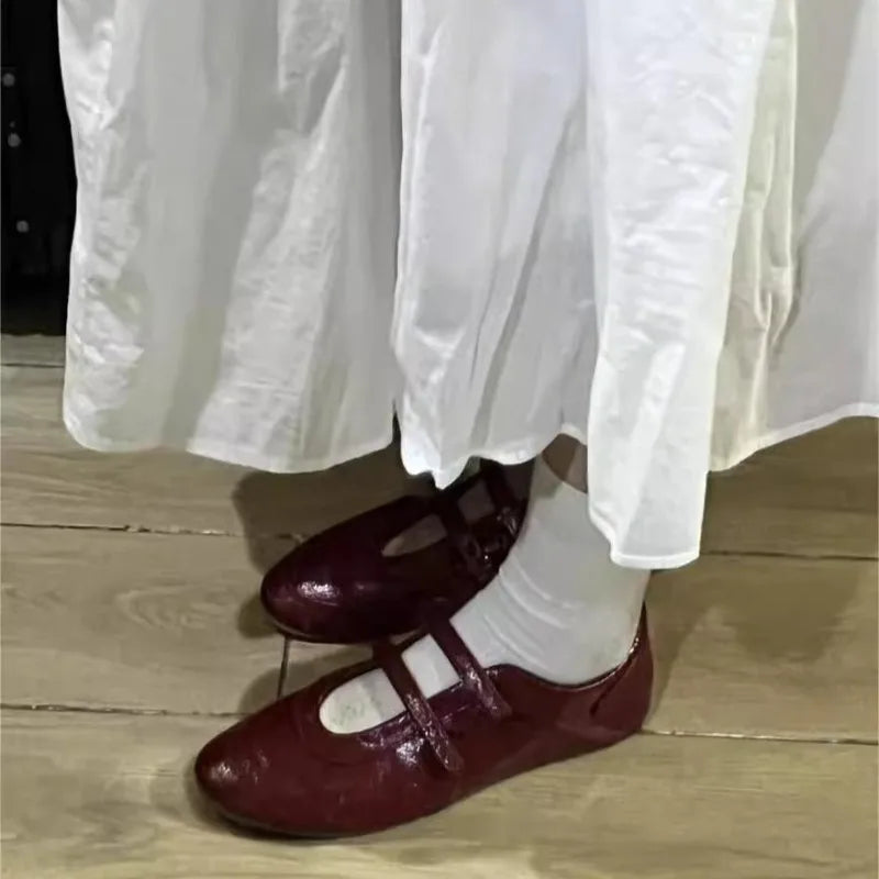 Speedy Round Toe Anti-Slip Wear-Resistant Flats