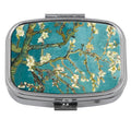 Oil Painting Cherry Blossom Pill Boxes