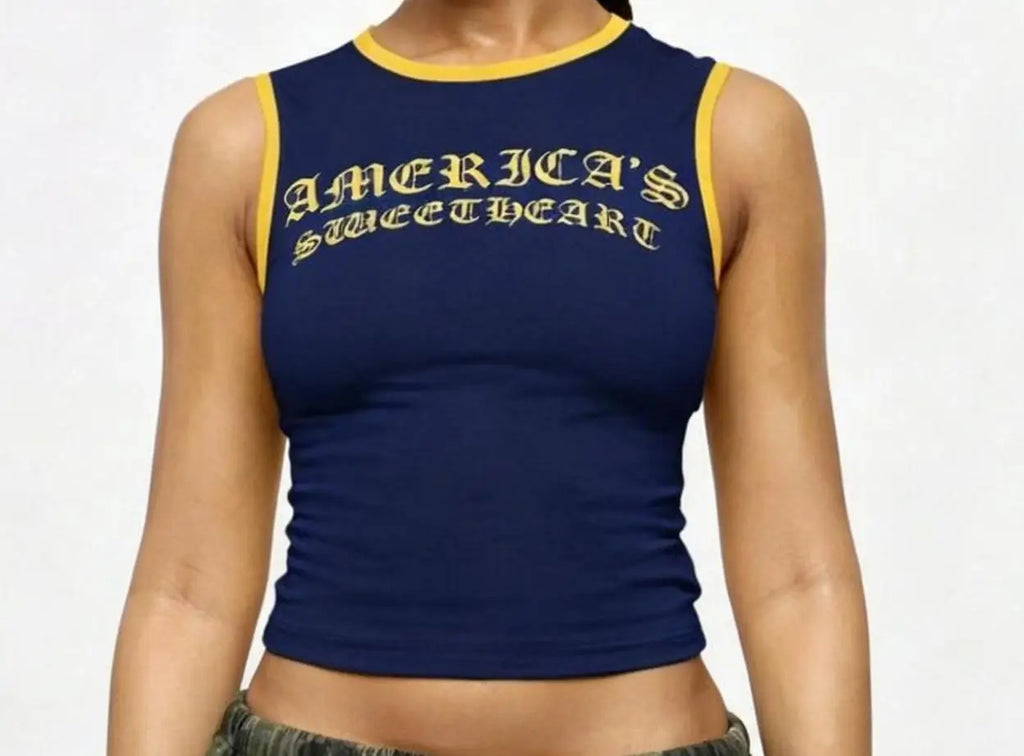 America's Sweetheart Crop Tank Top
