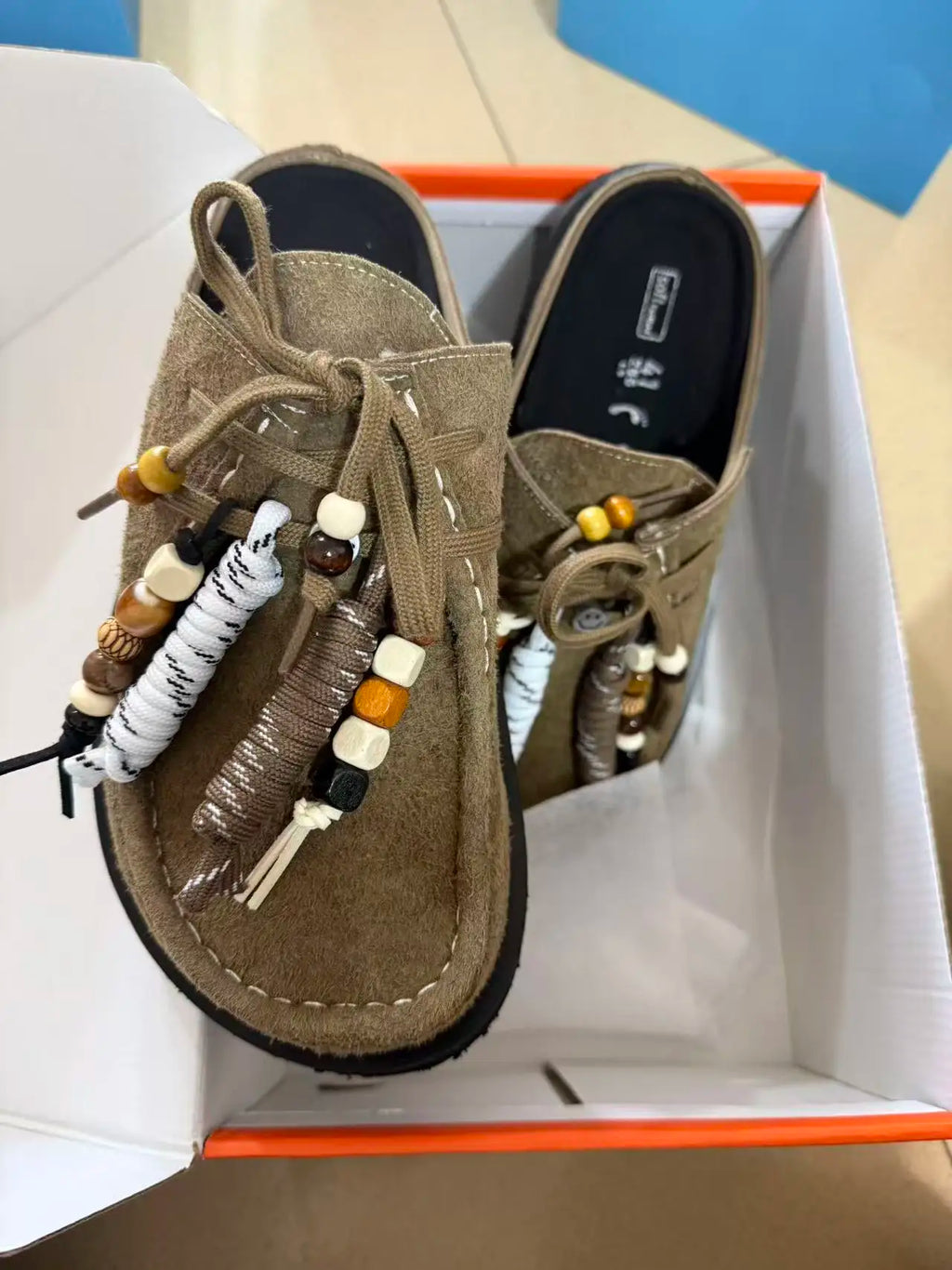 Wallabee Cow Suede Clogs