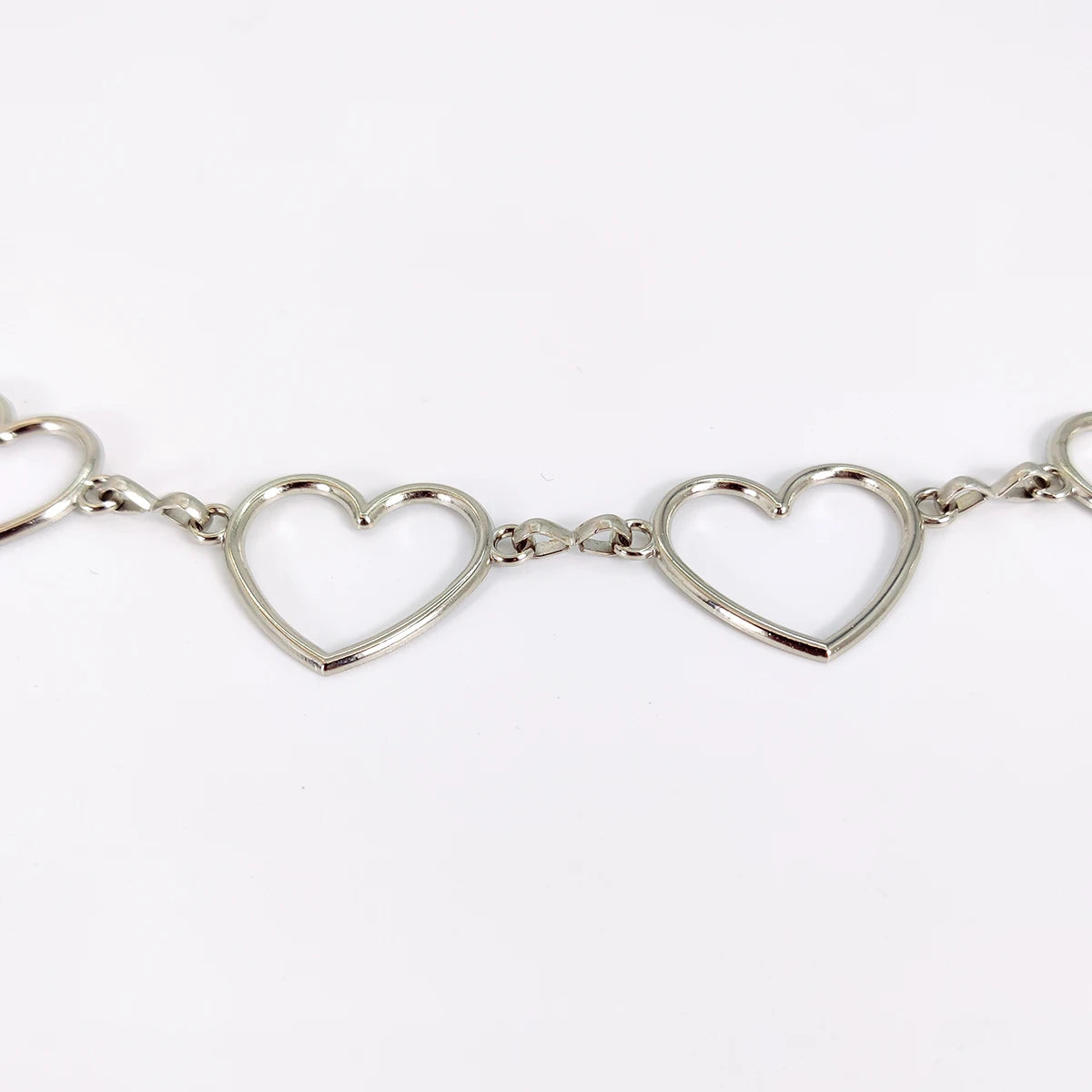 Heart Shaped Metal Waist Chain Belt