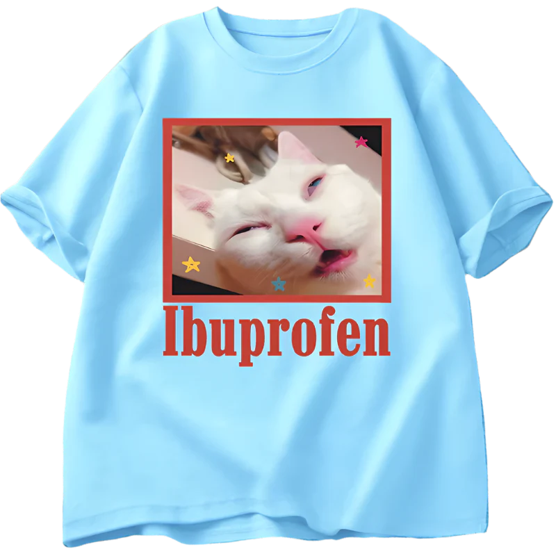 Ibuprofen Cat Tee
