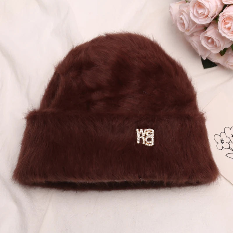 Rabbit Fur Beanies