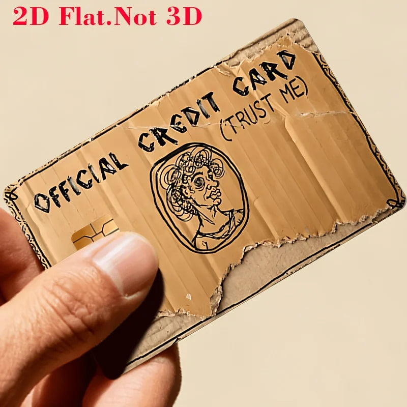 Cardboard Credit Card Skin