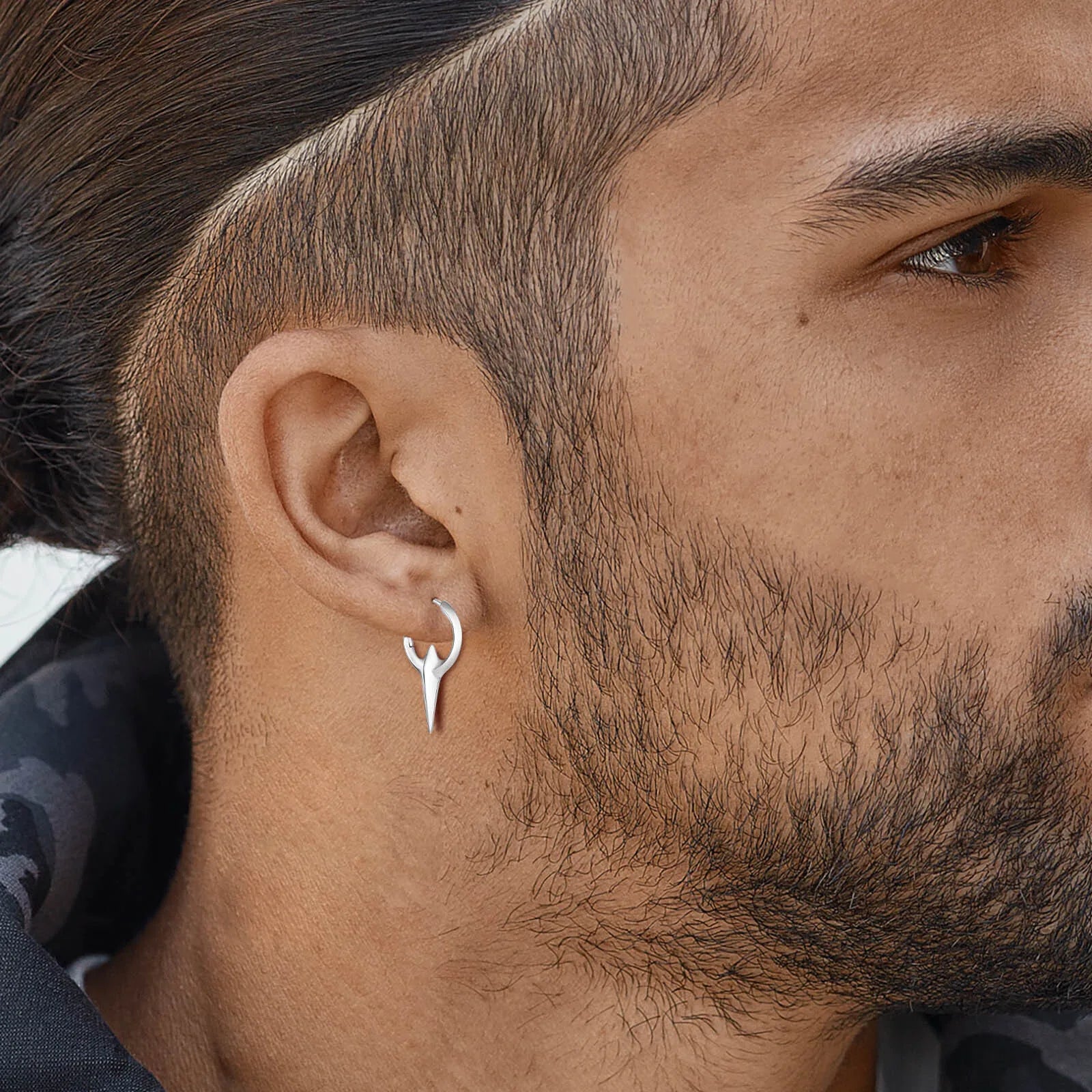 Chrome Dagger Earrings