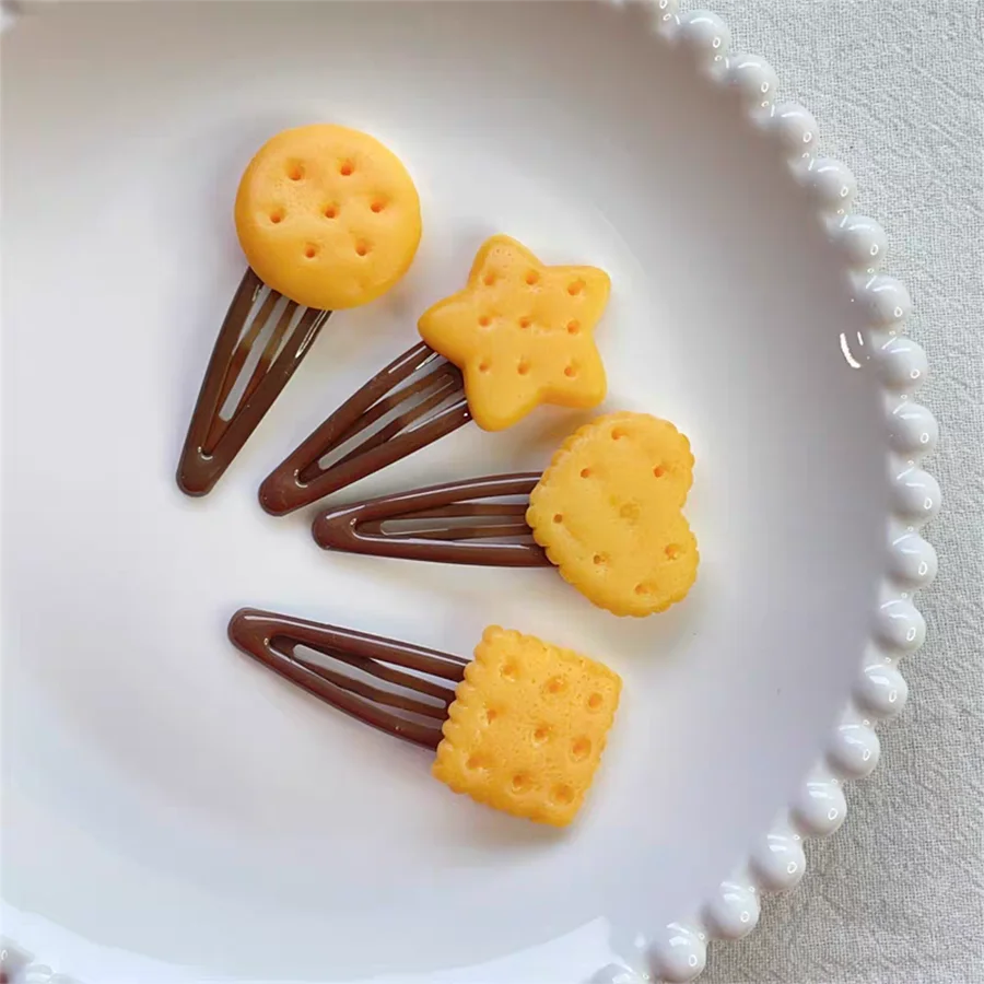 4PC Baked Cookies Hairpin