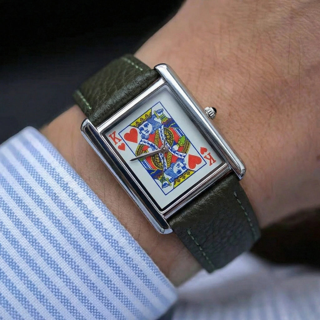 Poker Quartz Tank Watch