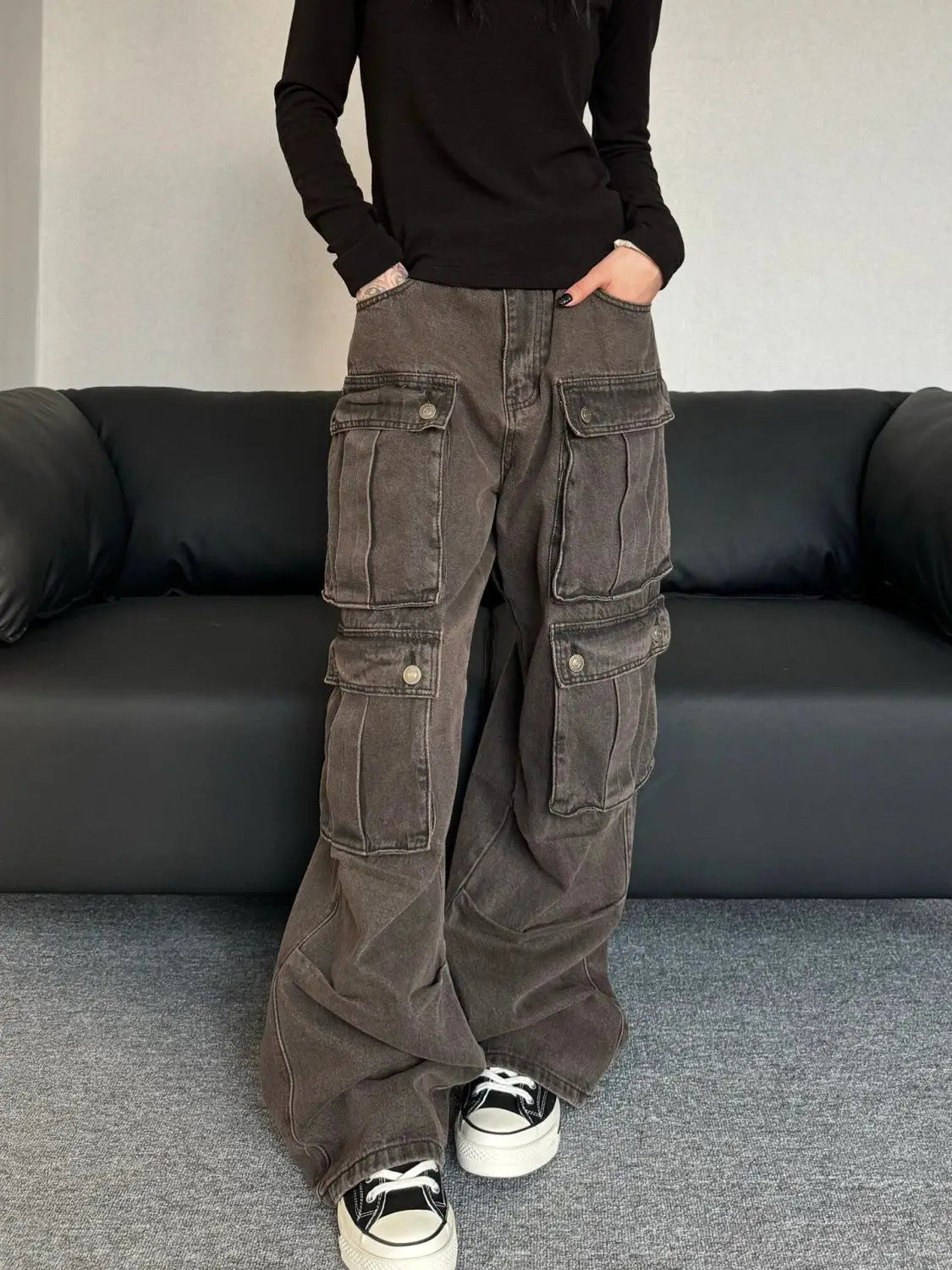 Harajuku Y2k Baggy Cargo Jeans