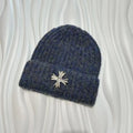 Metal cross Knitted Hat