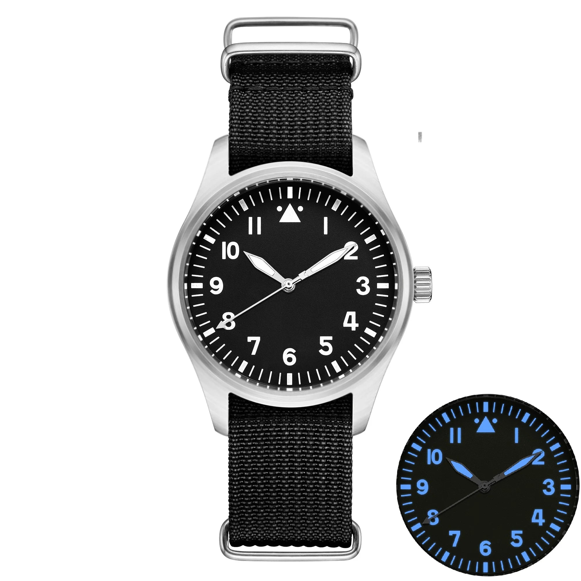 Stainless Steel Vintage Pilot watch
