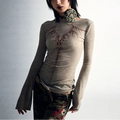Cyber Sigil Knitted Tops