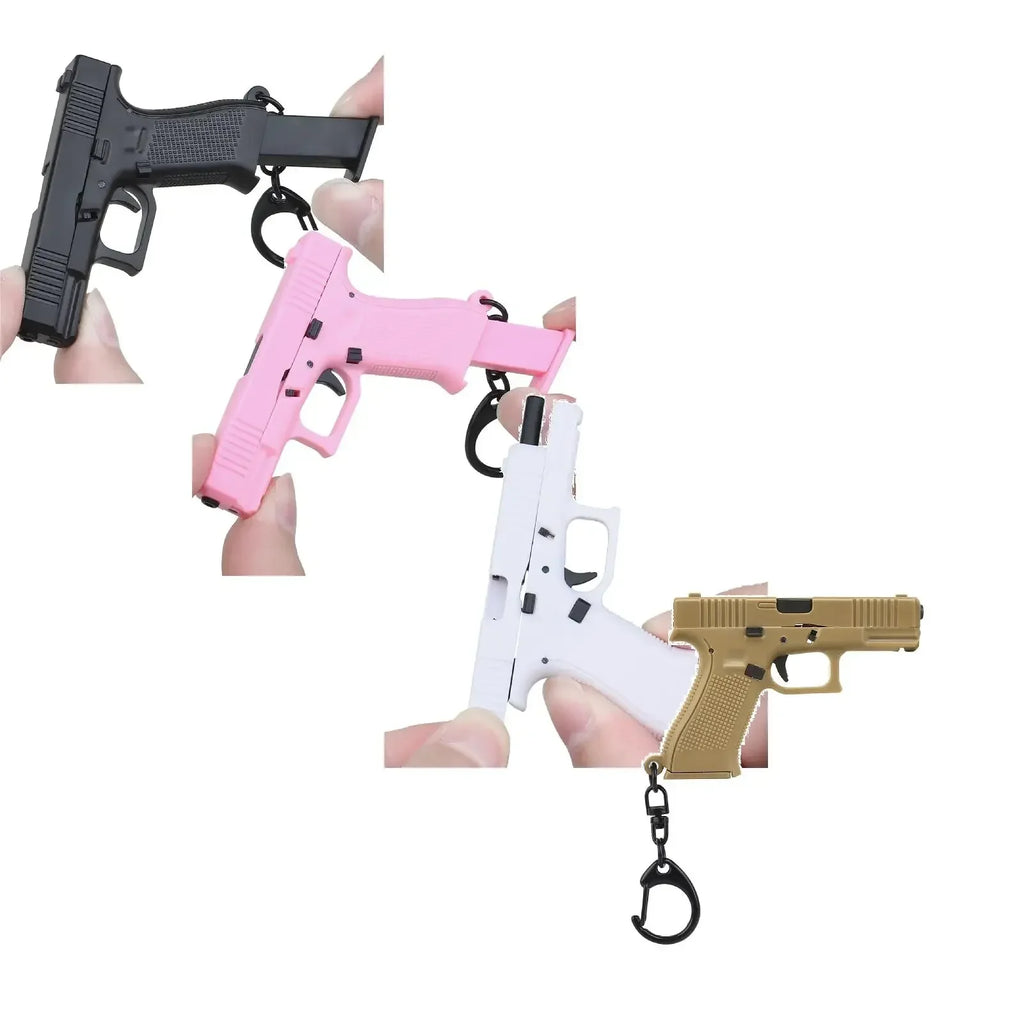 Pistol Keychain Charm