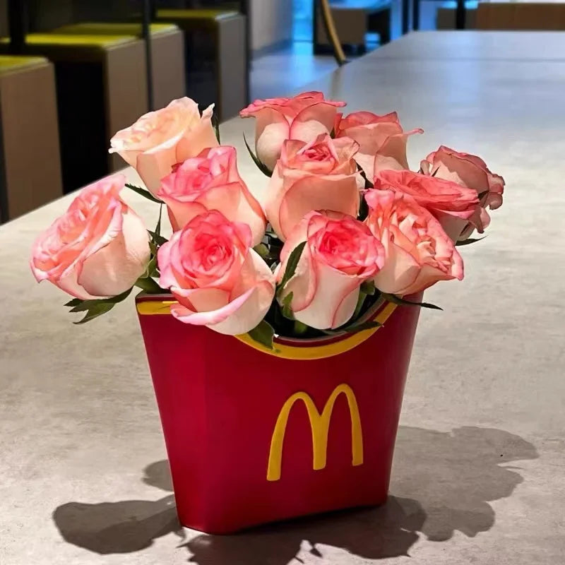 McDonalds French Fries Resin Vase