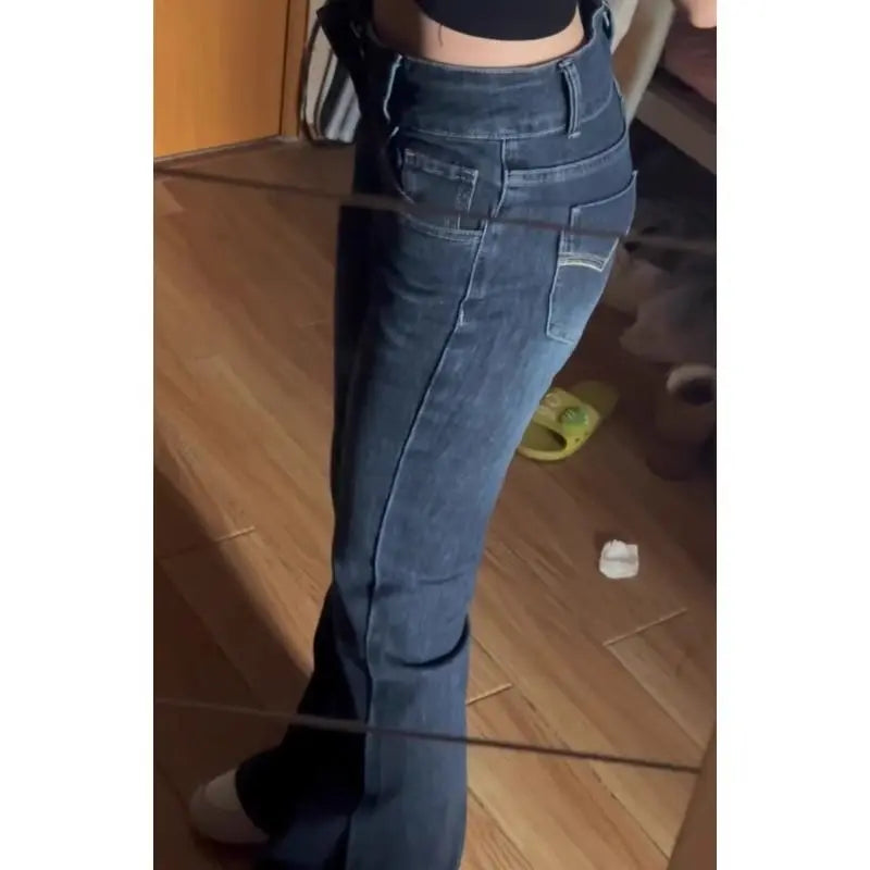 High Waist Flared Jeans
