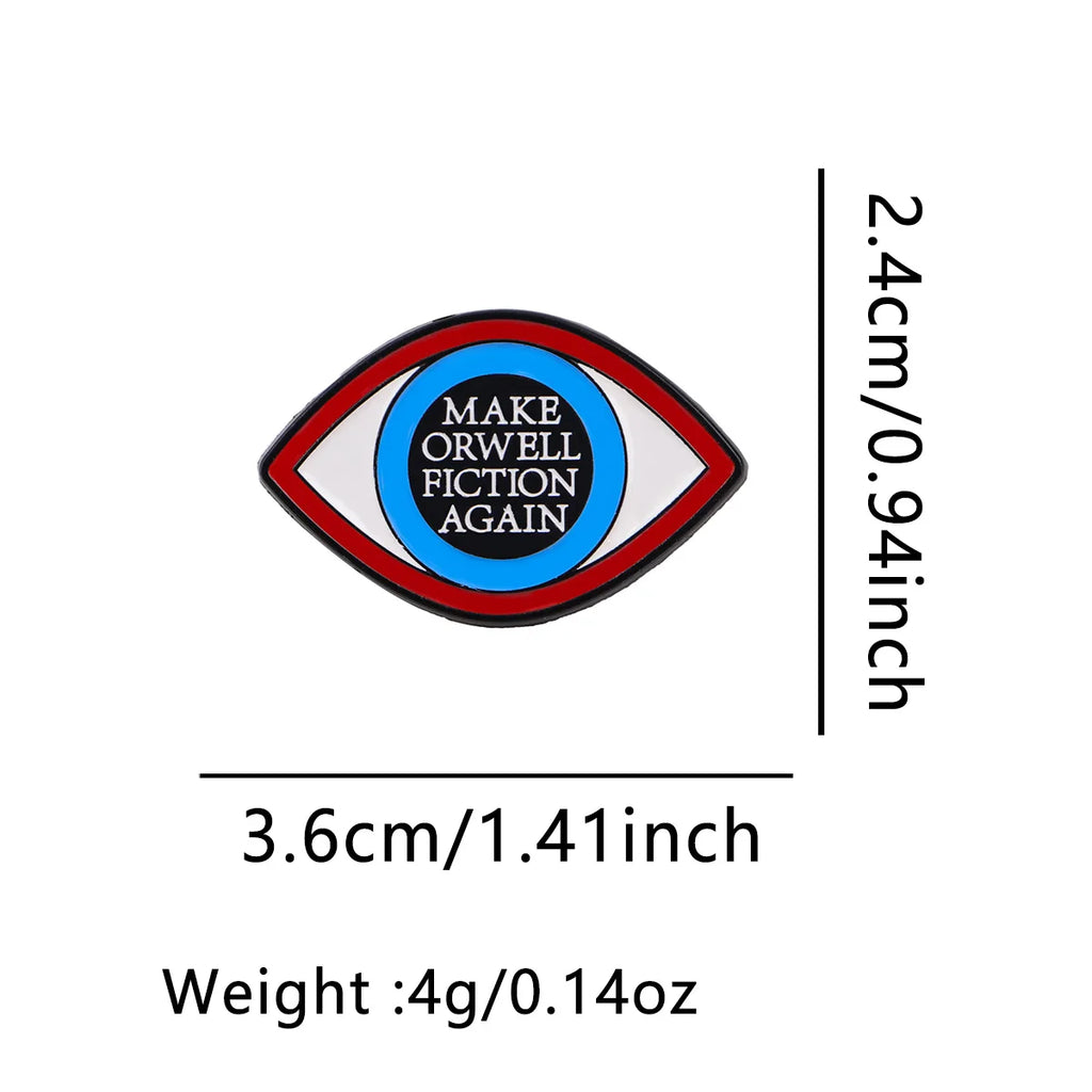 Make Orwell Fiction Again Pin