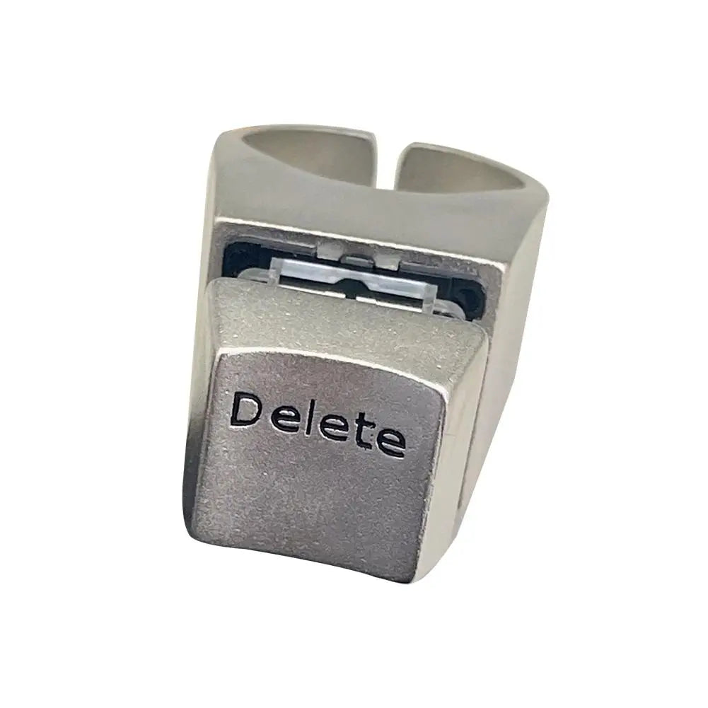 Clickable Delete Button Ring