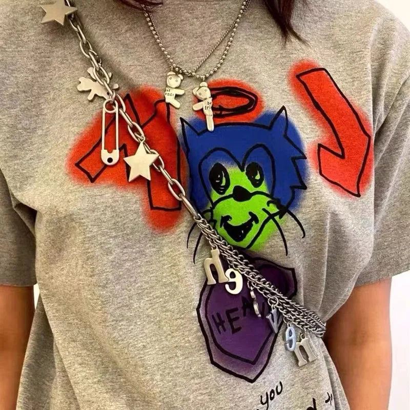 Vintage Best Friends Bear Pendant Necklace