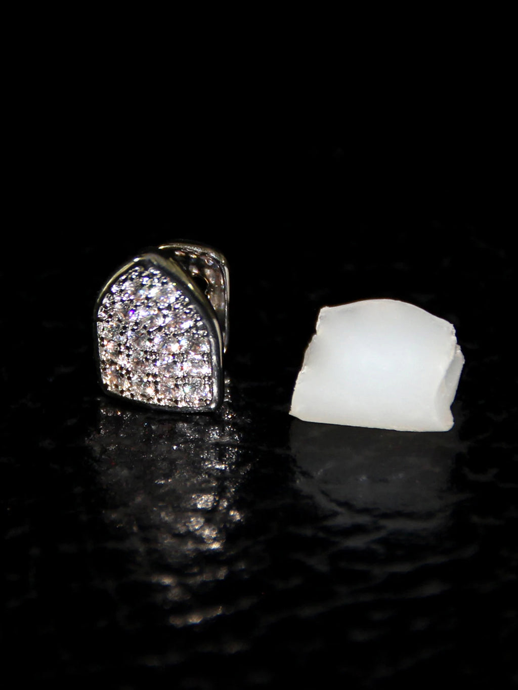 1pc Full Cubic Zircon Grillz Teeth Cap