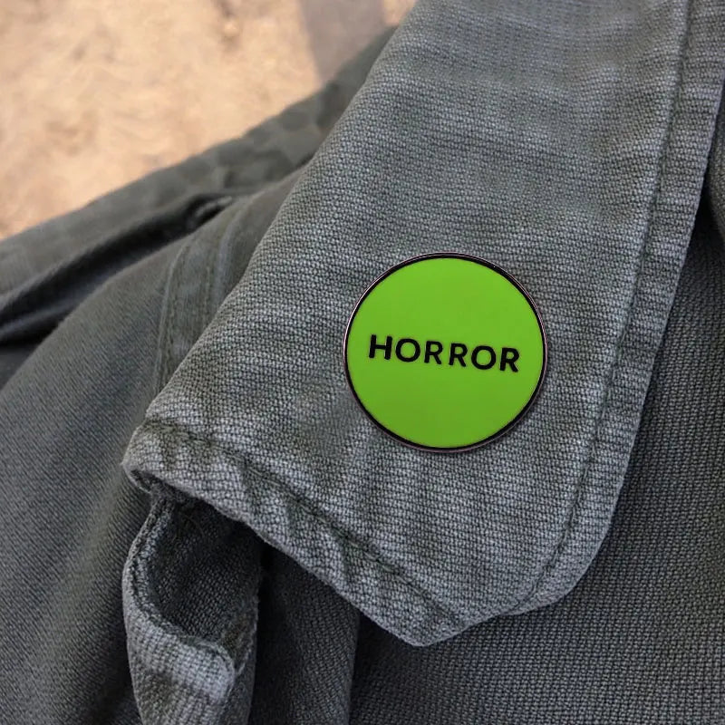 Horror Green Enamel Pin