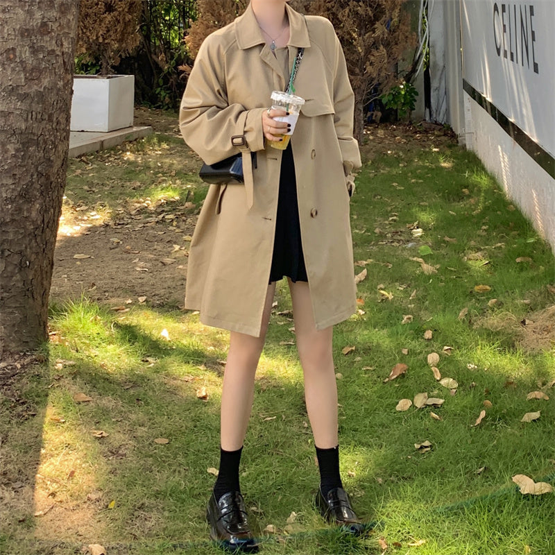 Safari Khaki Trench Coat