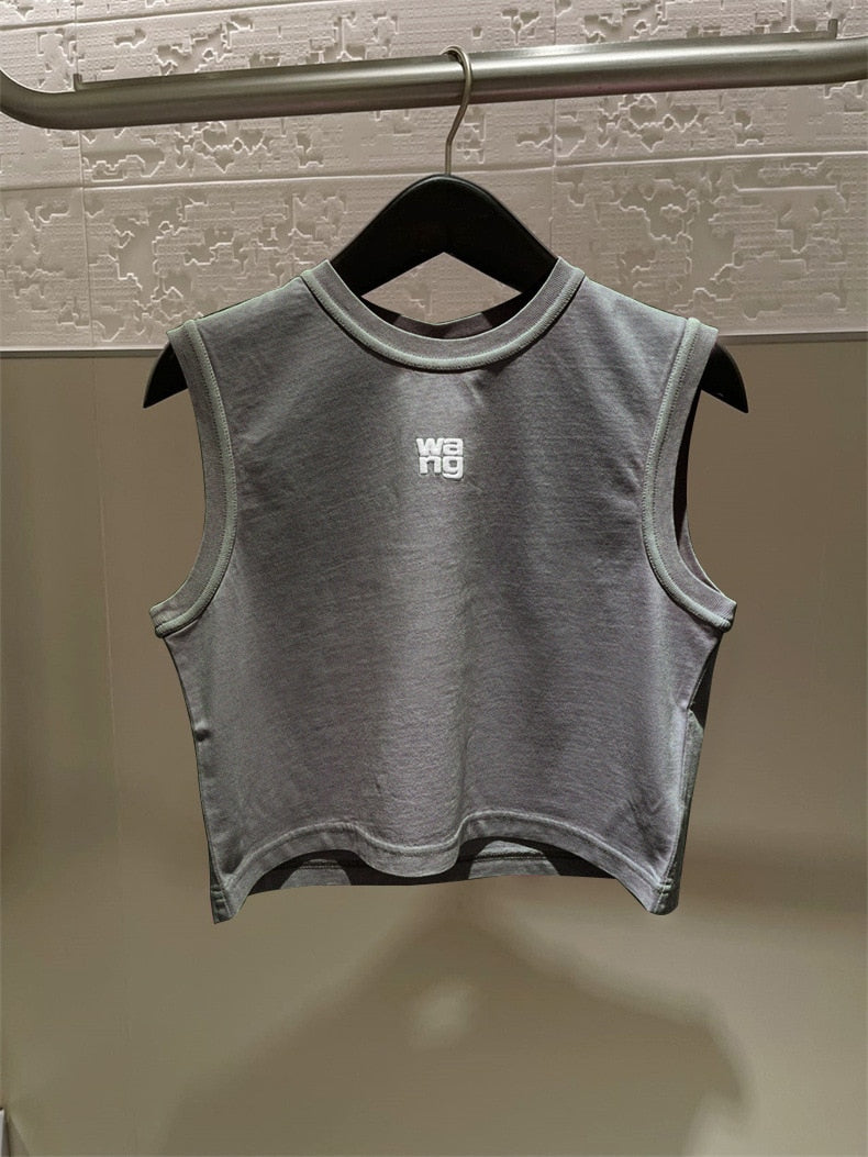 WANG Cotton Crop Top