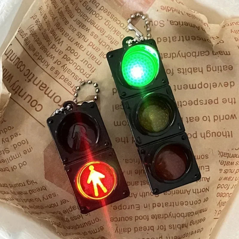 Traffic Light Keychain