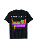 "Can I Lick It?" Periodic Table Tee