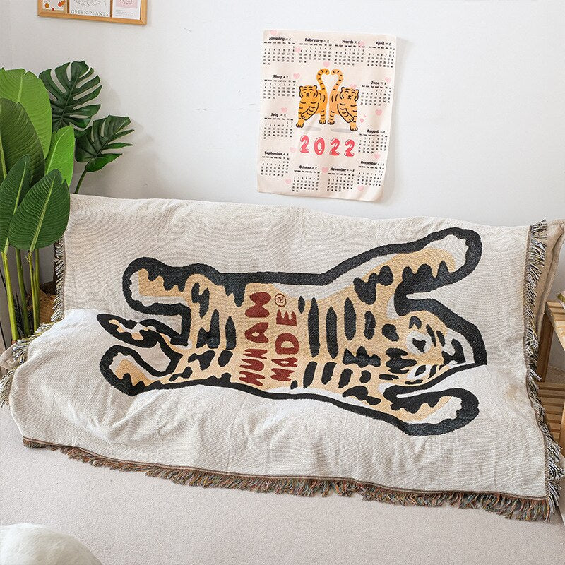 Human Made Tiger Throw Blanket