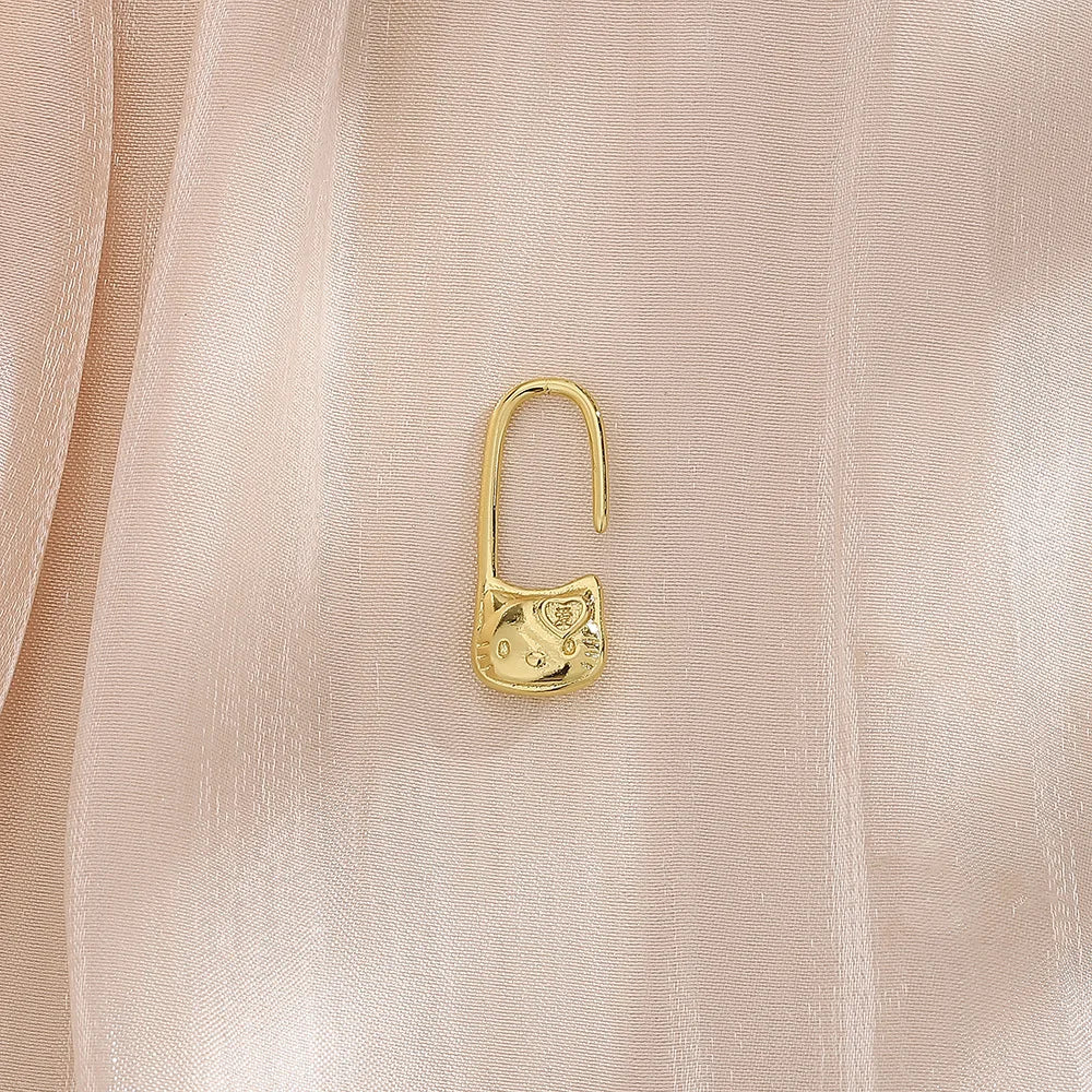 Hello Kitty Lock Earrings