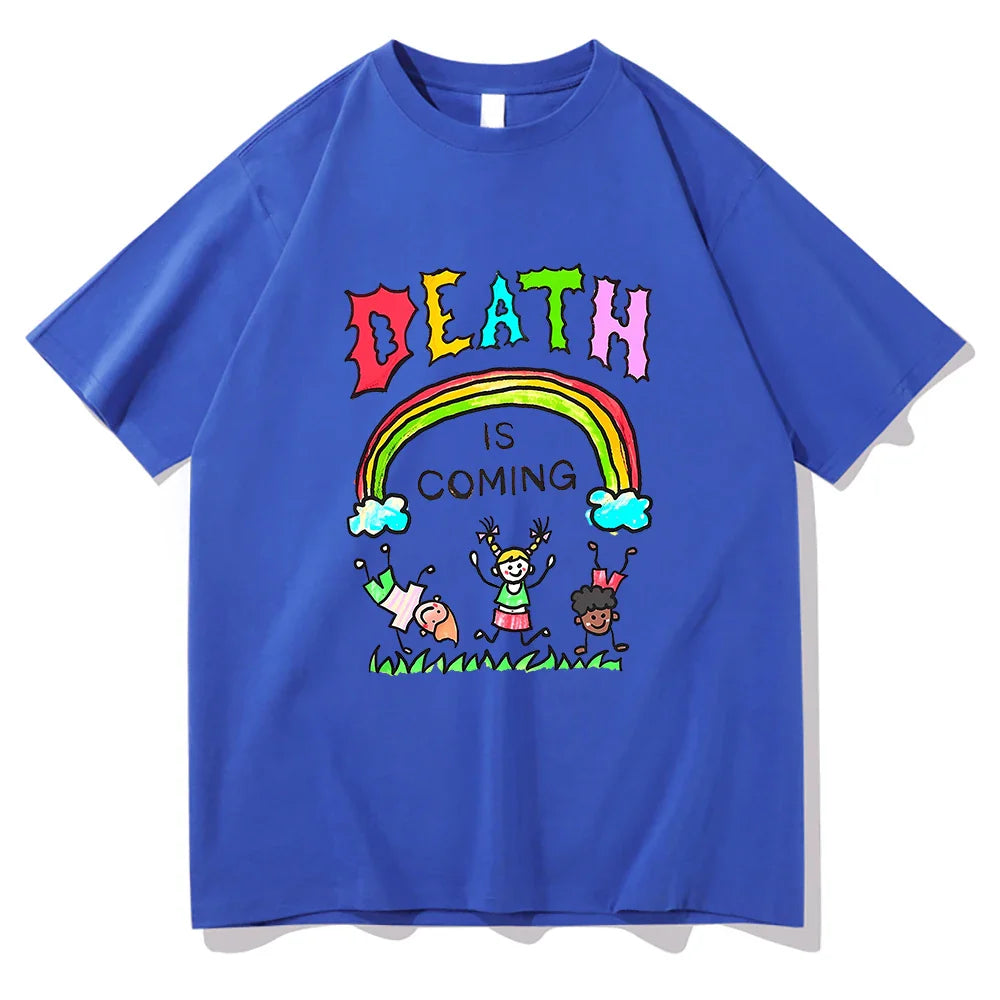 Death Is Coming Rainbow Tee