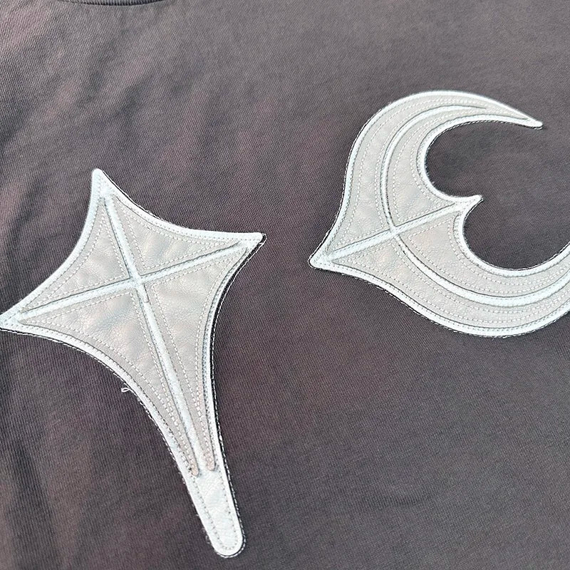 Star & Moon Patchwork Tee